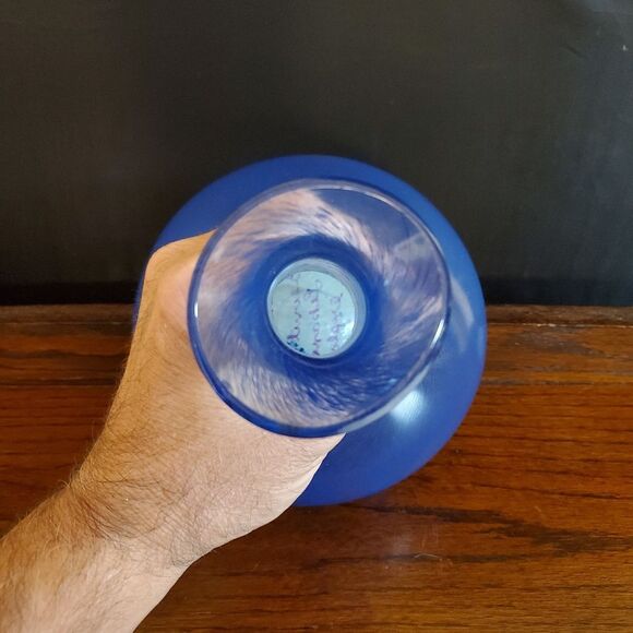 Lebanon Hand Blown Bottle Vase Glass Recycled from Beirut 2020 Explosion - Picture 2 of 6